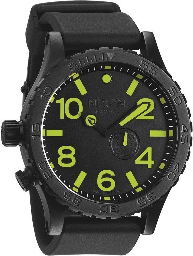 Nixon The Rubber 51-30 All Black/Lum