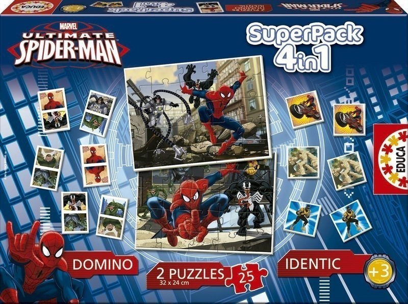 Superpack Ultimate Spiderman 4 en 1