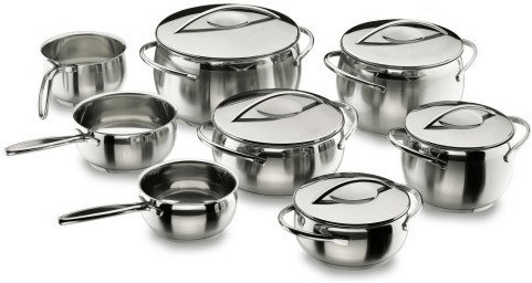 Lacor Set de casseroles Belly, 8 pièces