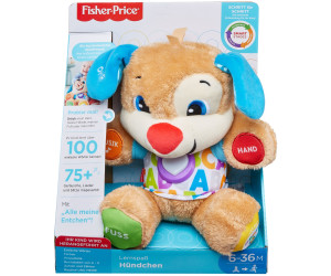 Fisher-Price Puppy Eveil Progressif jouet bébé, peluche interactive,  version allemande, 6 mois et plus, FPM50 : : Jeux et Jouets