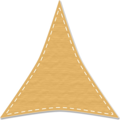 Jarolift Voile triangulaire 5 x 5 x 5 m