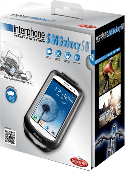 Cellular Line Support Moto guidon tubulaire (Samsung Galaxy S3)