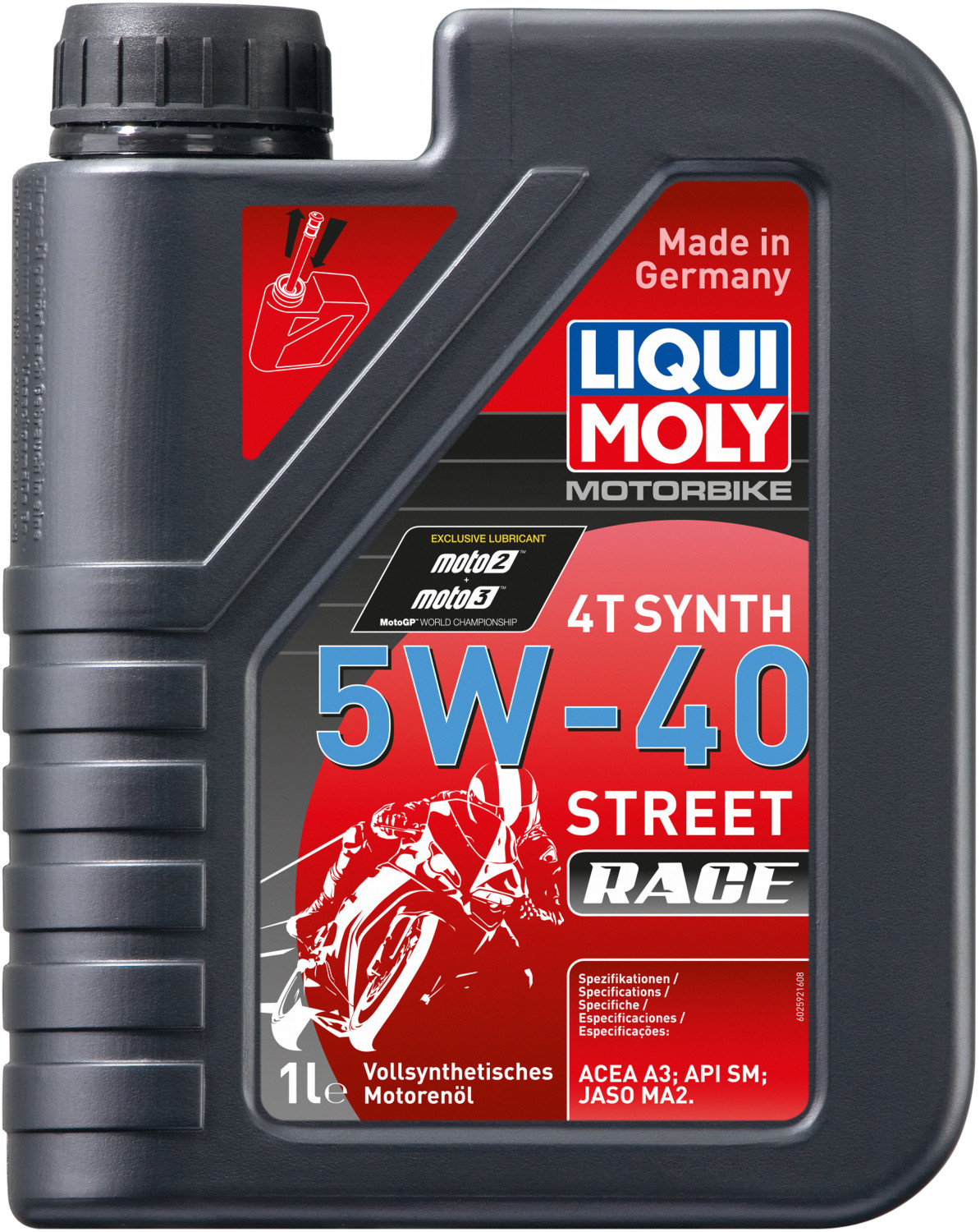 LIQUI MOLY Motorbike 4T Synth 5W-40 Street Race (1 l)