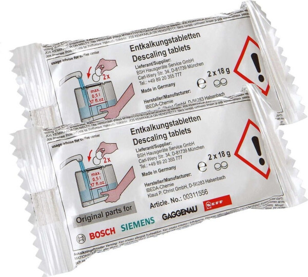 Bosch Tassimo Entkalkungstabletten 4 x 18 g, Bild 8