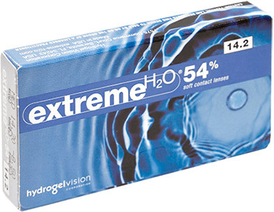 Hydrogel Vision Extreme H2O 54% Sphere -0,75 (6 lentilles)
