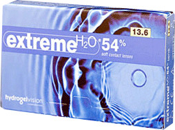 Hydrogel Vision Extreme H2O 54% Sphere -2,50 (6 lentilles)