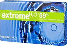Hydrogel Vision Extreme H2O 59% Thin -3,00 (6 lentilles)