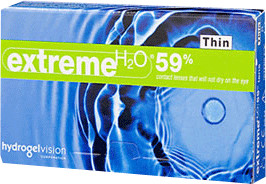 Hydrogel Vision Extreme H2O 59% Thin -5,00 (6 lentilles)