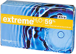 Hydrogel Vision Extreme H2O 59% Xtra -0,75 (6 lentilles)