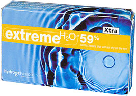 Hydrogel Vision Extreme H2O 59% Xtra -1,75 (6 lentilles)