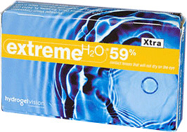 Hydrogel Vision Extreme H2O 59% Xtra -3,50 (6 unités)