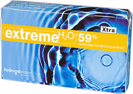 Hydrogel Vision Extreme H2O 59% Xtra -6,00 (6 lentilles)