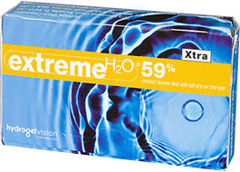 Hydrogel Vision Extreme H2O 59% Xtra (6 lentilles) +2,75