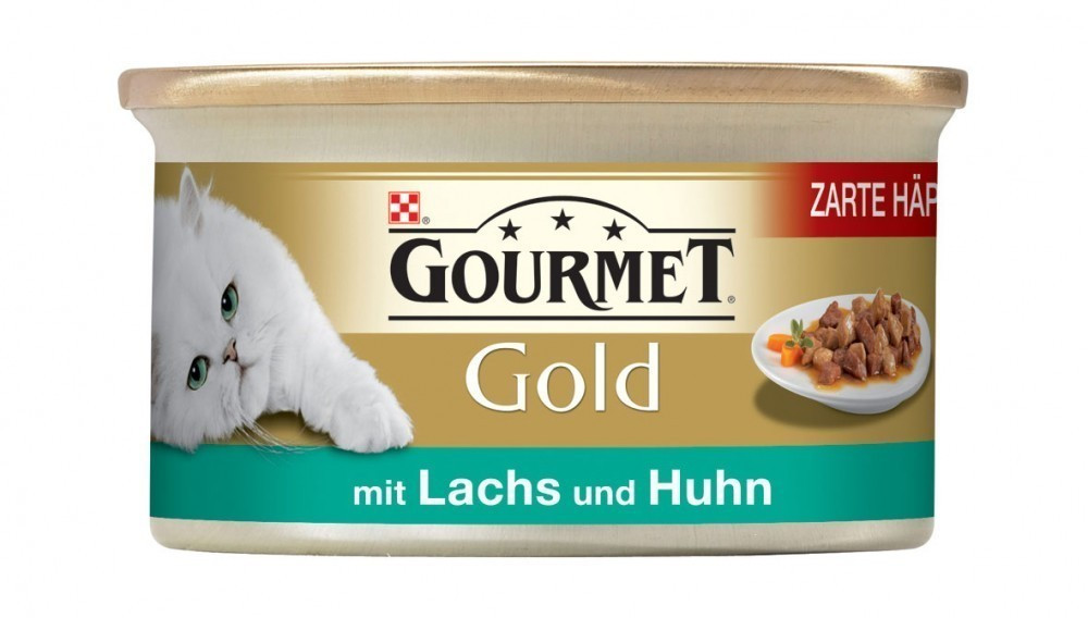 Gourmet Gold Saumon et poulet (85 g)