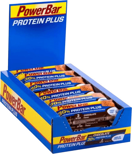 PowerBar Protein Plus 30% Chocolat (Boîte de 15 barres)