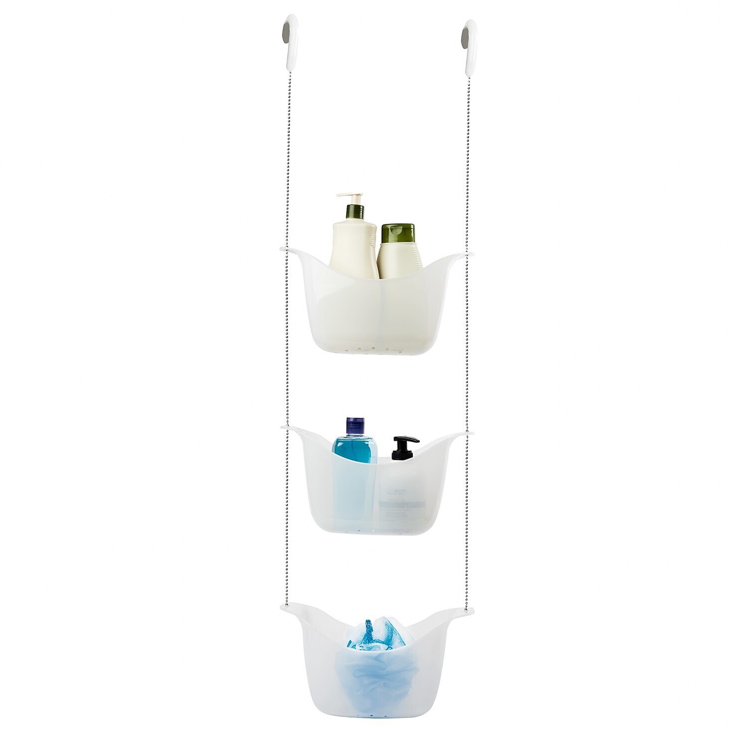 container store umbra shower caddy birds