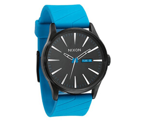 Herrenuhren Nixon Uhr Blau Nixon The Sentry Leather (A105) Ab 88
