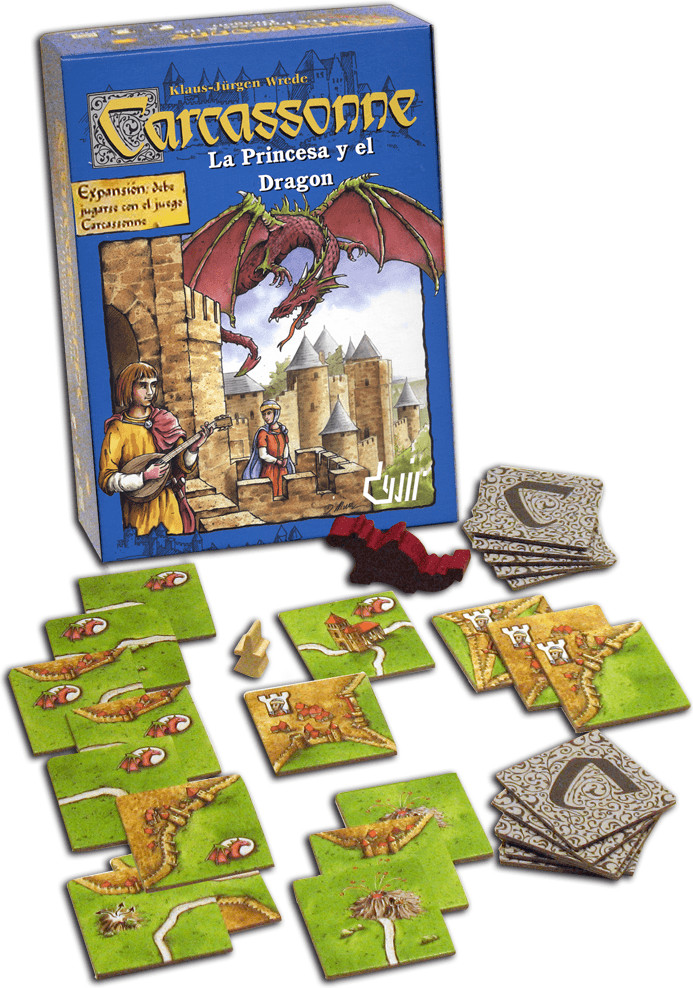 Carcassonne - La Princesa y el Dragón - Expansión (espagnol)