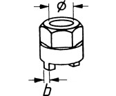 HAZET Radlagergehäuse-Spreizer 4912-1 ∙ Vierkant hohl 12,5 mm (1