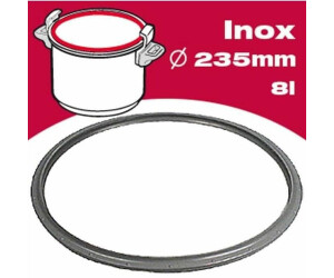 SEB Joint autocuiseur inox 792237 4,5-6-8-10L Ø25,3cm noir - La Poste