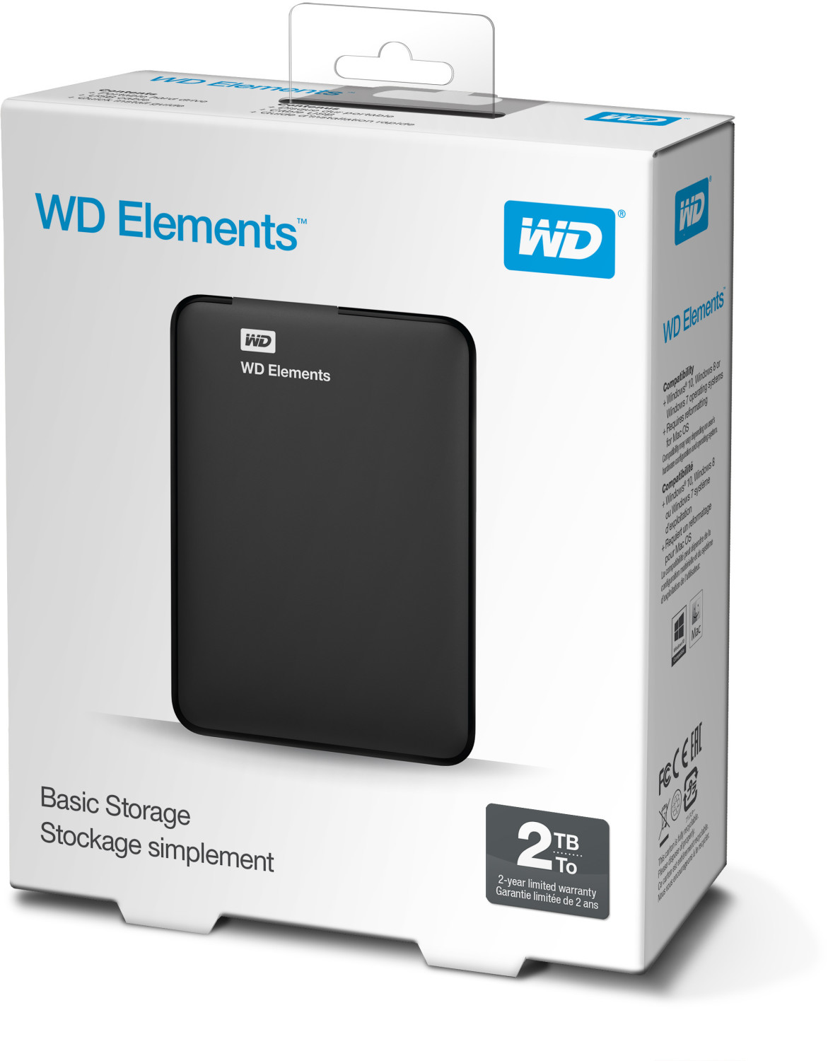 Soldes Western Digital Elements Portable 2 To 2024 au meilleur