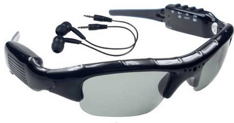 Sécurité GOOD Deal Lunettes Caméra MP3 8 Go