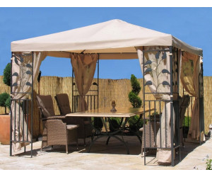 Grasekamp Pavillon Blätter 3 x 3 m sand/beige ab 146,99 ...