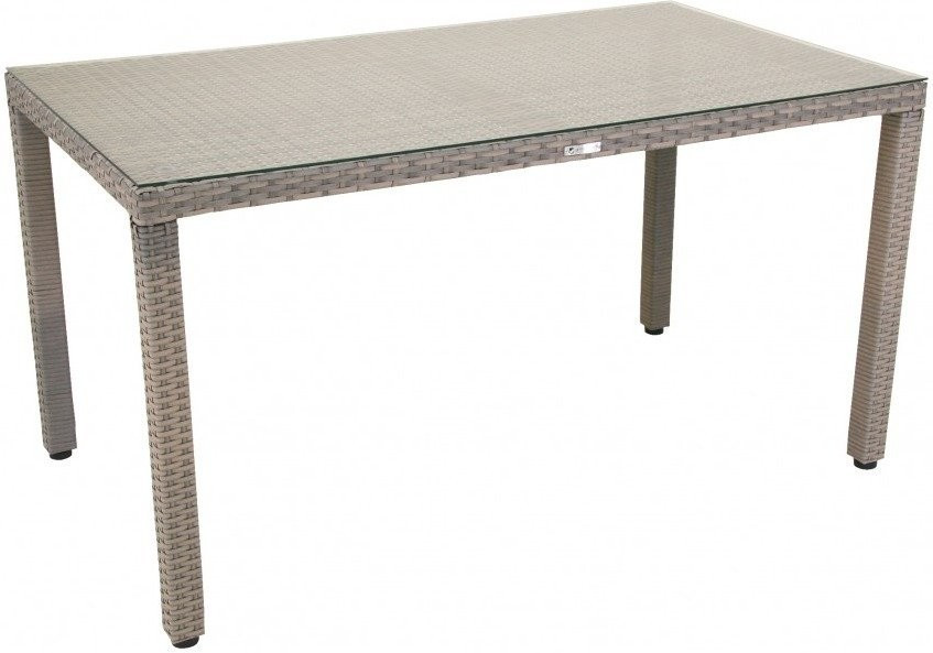 Greemotion Manila Gartentisch 140 x 80 cm (PolyrattanGlas) ab 299,99