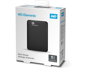Soldes Western Digital Elements Portable 1 To 2024 au meilleur prix sur