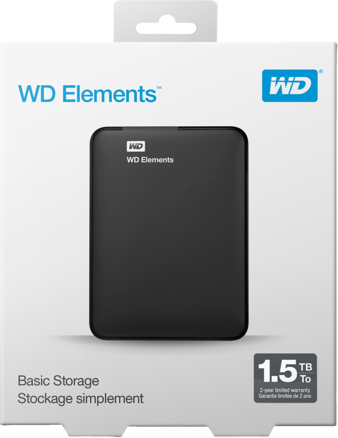 WD 1.5 To Elements Disque dur portable externe -…