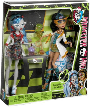 Monster High High Classroom Lab Partners - Ghoulia Yelps & Cleo de Nile