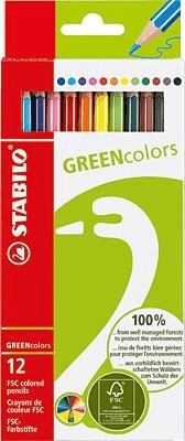 Photos - Creativity Set / Science Kit STABILO Greencolors 12 crayons 