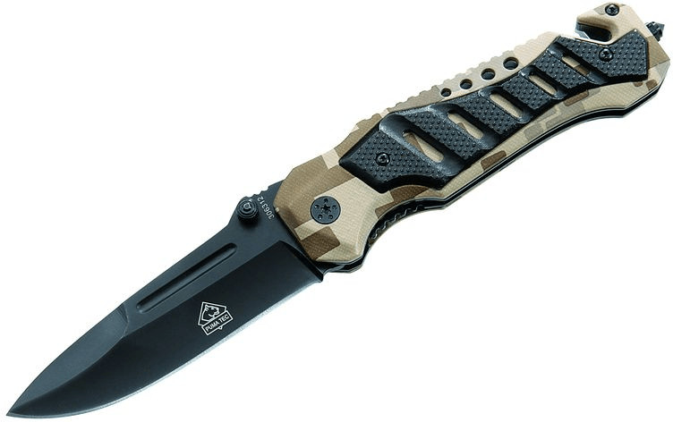 Puma Tec couteau de survie ouverture une main (7306312)