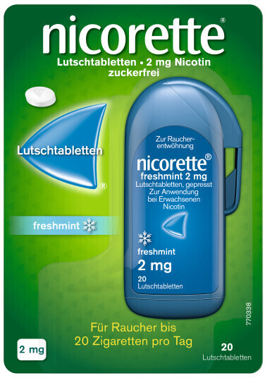 nicorette freshmint 2 mg Lutschtabletten (20 Stk.)