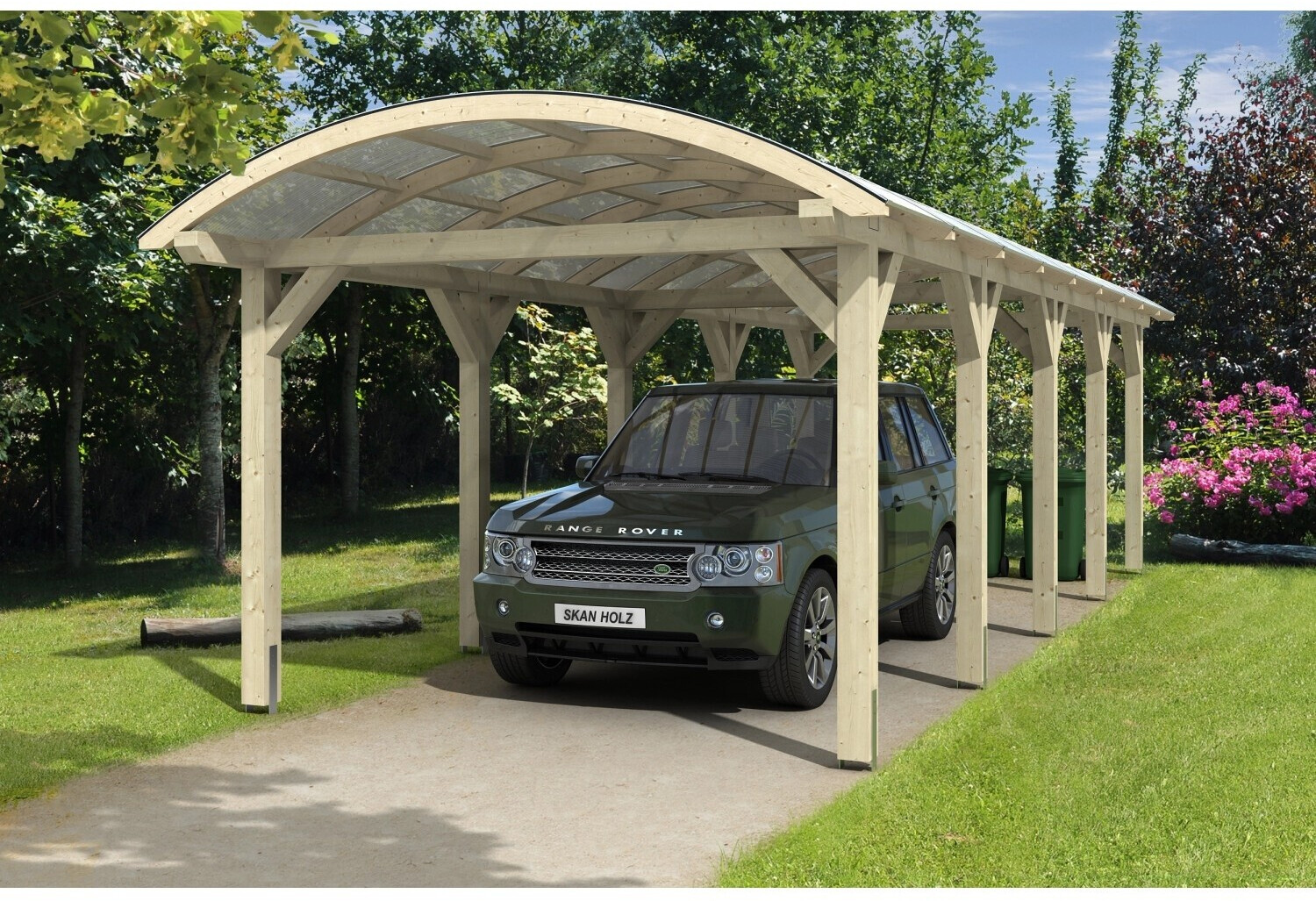 Skan Holz Leimholz-Carport Franken (245123)