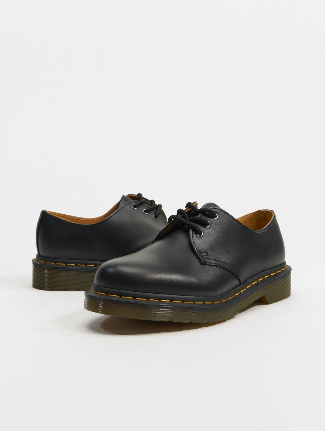 Dr. Martens 1461 black smooth yellow stitch ab 105 60 Preisvergleich bei idealo