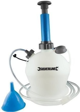 Silverline Pompe manuelle vidange huile et eau 4l