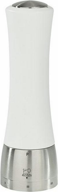 Peugeot Moulin à poivre Madras blanc 21 cm