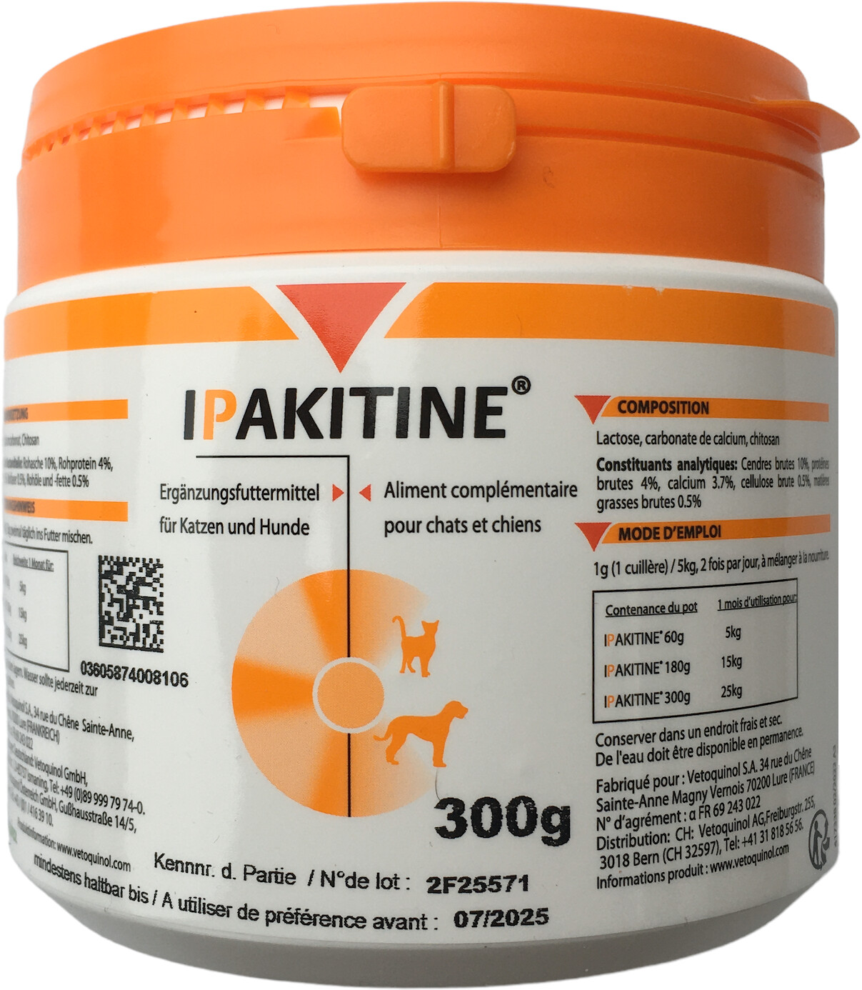 Vetoquinol Ipakitine Pulver 300 g