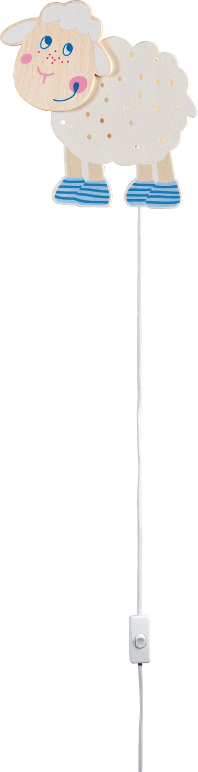 Kinderlampe Wandlampe Holz Elfe Prinzessin Maedchen Kinder Lampe
