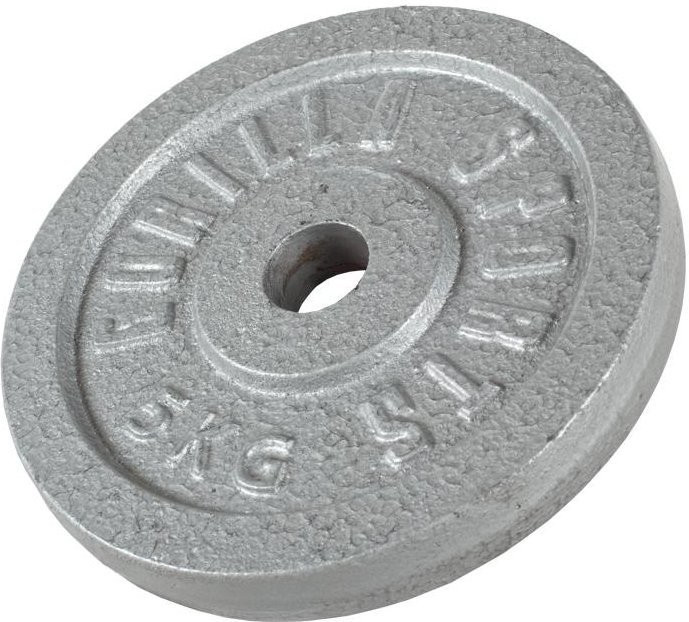 Gorilla Sports Poids disque en fonte 5 Kg