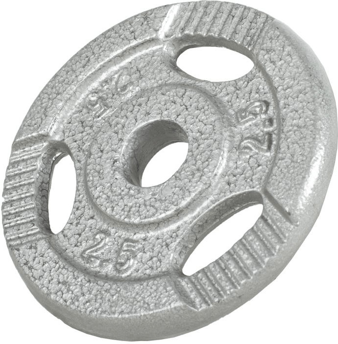 Gorilla Sports Disque de poids avec poignée 2,5 kg