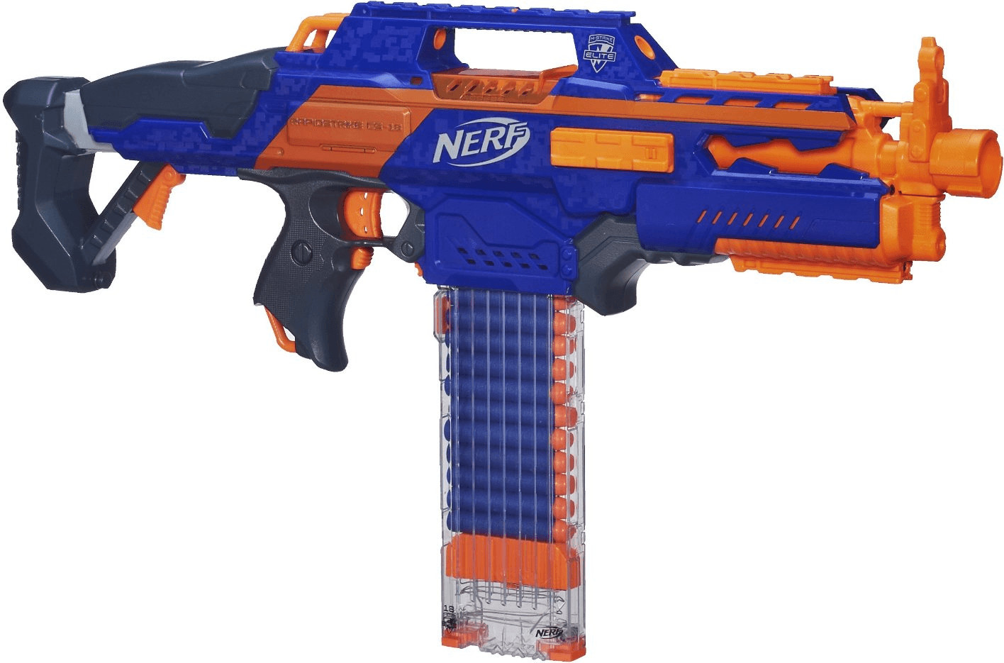 Pistolet Nerf Elite Shellstrike DS-6 + Fléchettes Nerf Elite Officielles  Hasbro