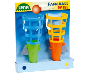 LENA® Fangball Catch me 22cm 2x Fangbecher Geschicklichkeitsspiel Fangballspiel 