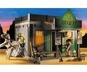 Playmobil Vintage - Bureau Du Shérif Et Prison Western 3786, Pièces Détachées, Occasion