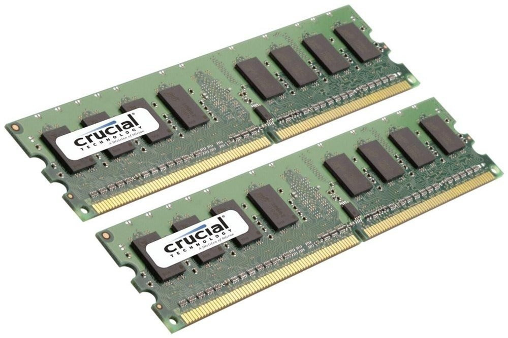 Crucial 2Go Kit DDR2 PC2-5300 (CT2KIT12864AA667) CL5
