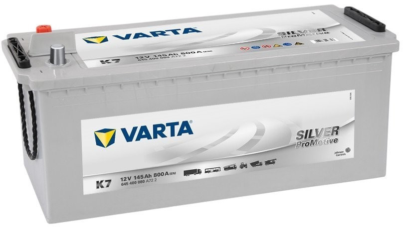 VARTA K7 ProMotive Super Heavy Duty 145Ah 800A LKW Batterie 645 400 080