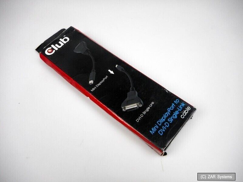 Club3D Mini DisplayPort vers DVI-D Single Link