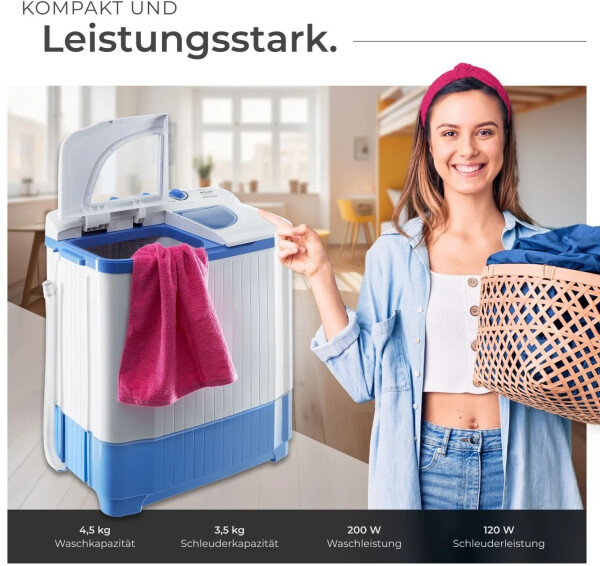 TecTake Miniwaschmaschine (400177), Bild 8