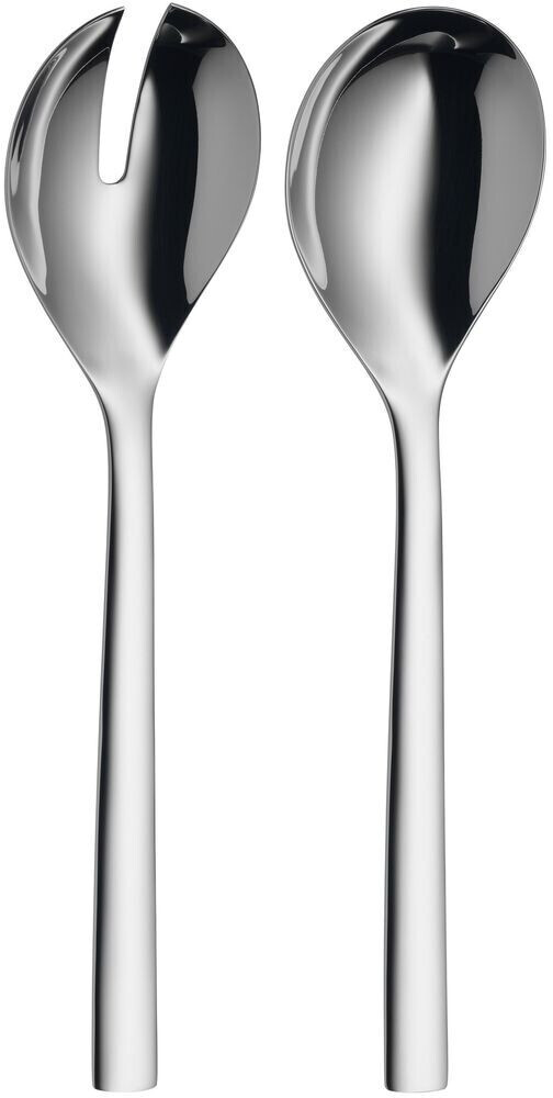 WMF Nuova Salatbesteck 30 Cm & Kuchenheber 23 Cm – Cromargan Edelstahl Poliert, Spülmaschinengeeignet, In Geschenkbox